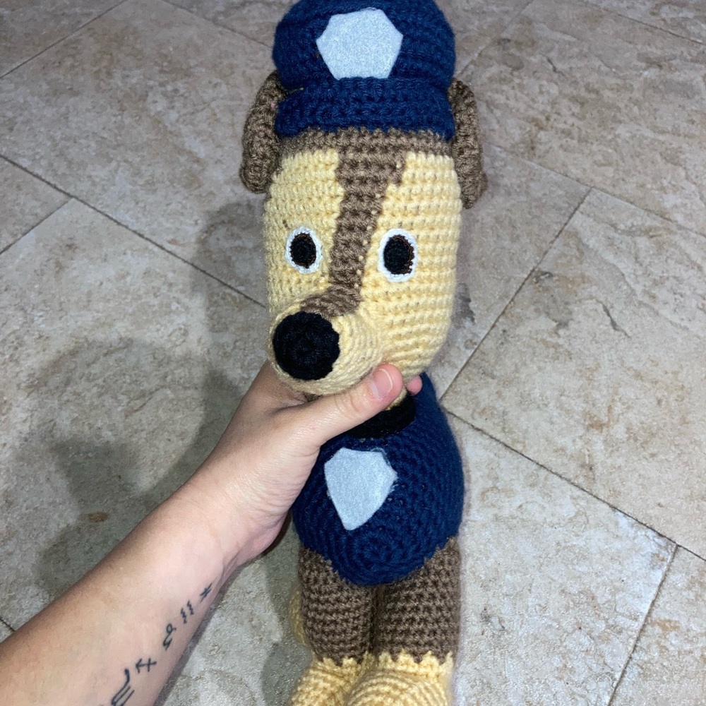Clearance 🛍 Chase crochet paw patrol doll.